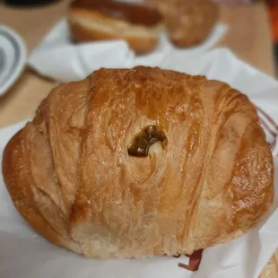Jalapeño Ham and cheese croissant