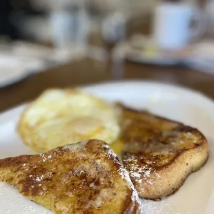 2 French Toast and egg