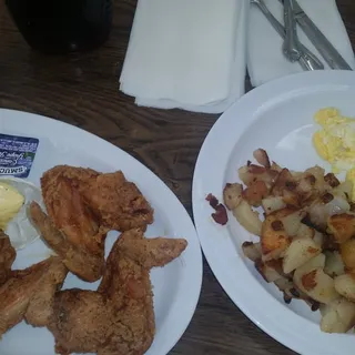 Chicken Wings Breakfast Combo