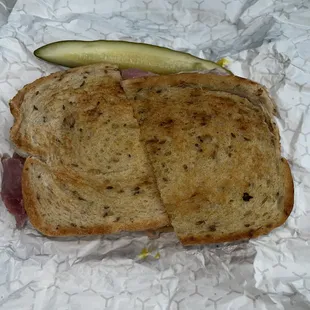 Delicious Rueben with Swiss Cheese &amp; Saurkraut yummy