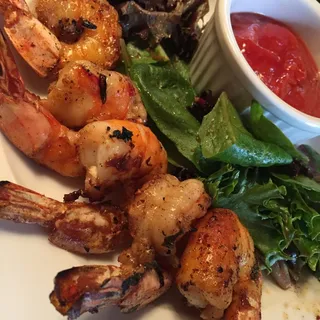 Cajun Butter Basted Grilled Shrimp