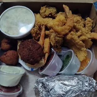 a box of fried food