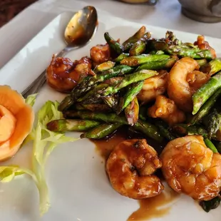 Shrimp with Asparagus