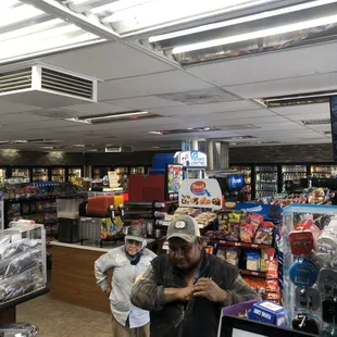 the inside of a store
