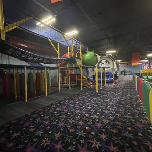 an indoor play area