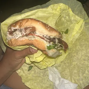 Bomb cheese burger!