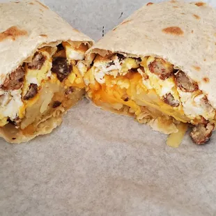 Sausage Breakfast Burrito