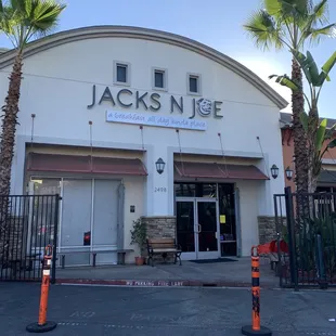 jack's n joe in a parking lot