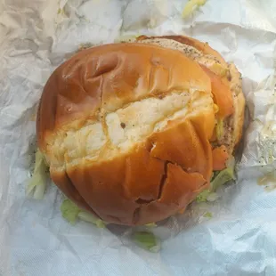 Grilled chicken sandwich