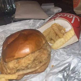 Southern chicken sandwich
