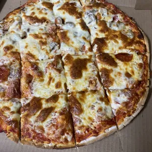 13" pizza