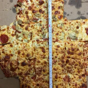 pepperoni and cheese pizza