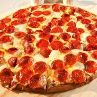 This is our Ultimate Pepperoni Pizza