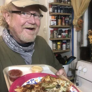 Exter Italian sausage pepperoni beef anchovy black olives and green peppers