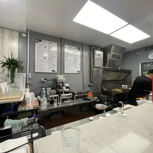 sushi and sashimi, interior