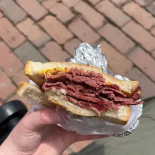 Hot pastrami (on sourdough)