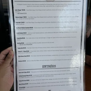 Menu part 2