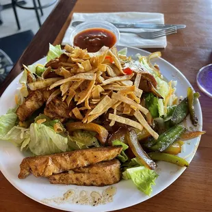 Fajita chicken salad