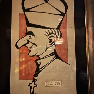 Pope Paul sketch