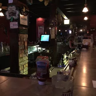 Only bar seating but staff and Jack introduced themselves to us right away.