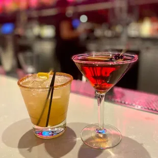 Bee Sting and a Grand Manhattan