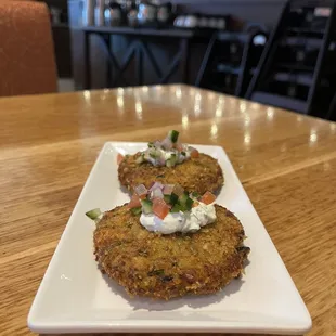Zucchini cakes - love these