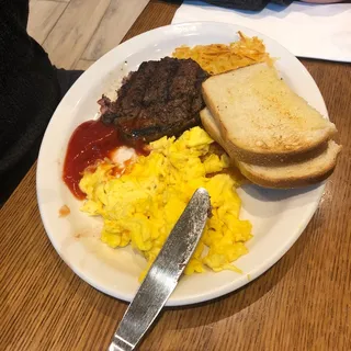 HAMBURGER & EGGS
