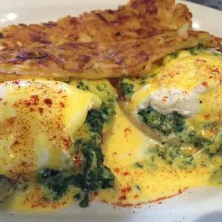 SPINACH ARTICHOKE BENEDICT