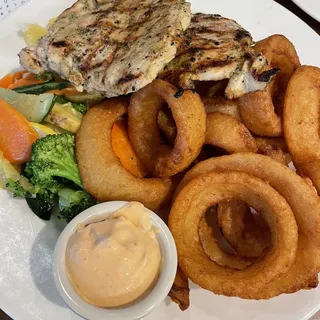 GRILLED DOUBLE BREAST OF CHICKEN