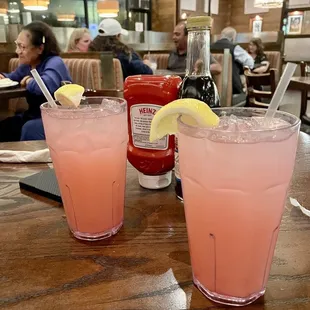 2 delicious pink lemonade.