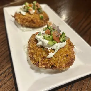 Late lunch - Zucchini Cakes