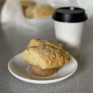 Da famous Jack's biscuit w/coffee.  Great for a rainy day