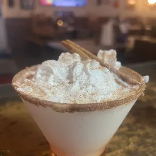 Pumpkin pie martini