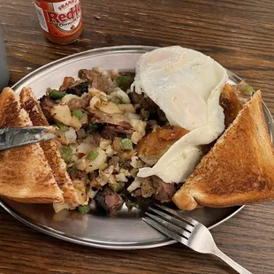 Hash Brisket Breakfast