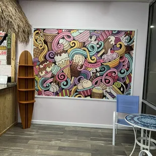 an ice cream shop