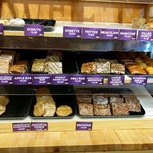 a variety of baked goods