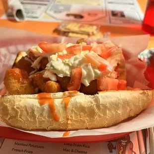 Shrimp po-boy