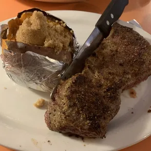 Sirloin 12oz &amp; Sweet Potato