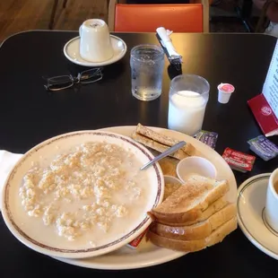 Huge bowl of oatmeal