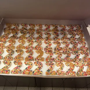 Individual cookie cut outs