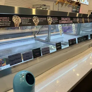 Ice cream selection