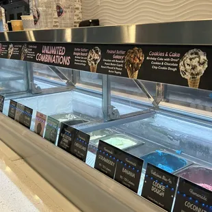 Ice cream selection