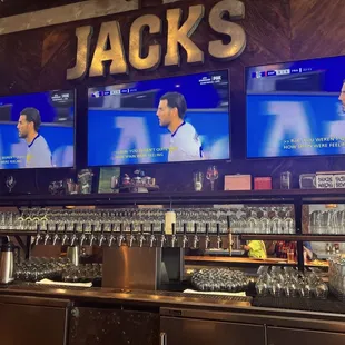 Jacks interior TVs