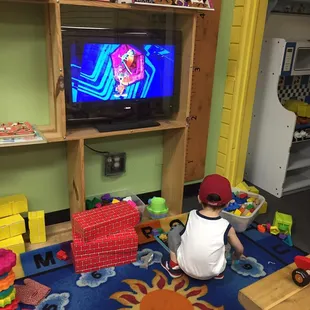 So many wonderful areas around the store to try out the unique toys.