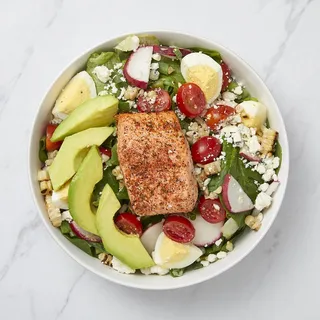 Blackened Salmon Cobb
