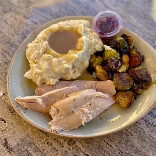 Roasted Turkey Plate $15.50