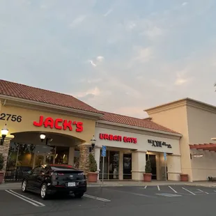 Outside of the establishment