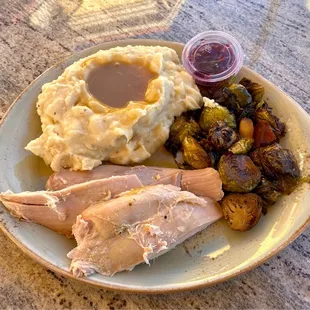 Roasted Turkey Plate $15.50