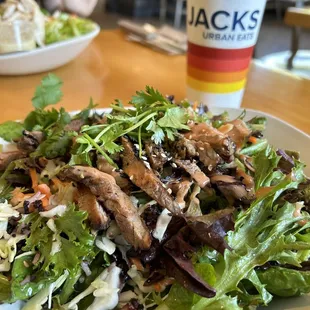 Korean BBQ Steak Salad mmmmm!