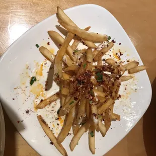 Urban Fries - couldnt help but start eating them!